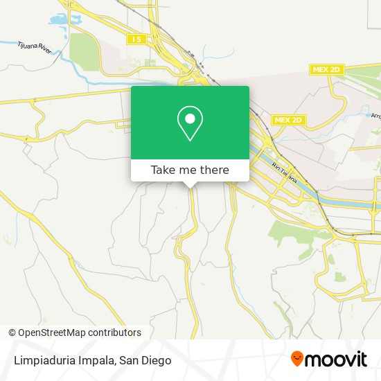 Limpiaduria Impala map