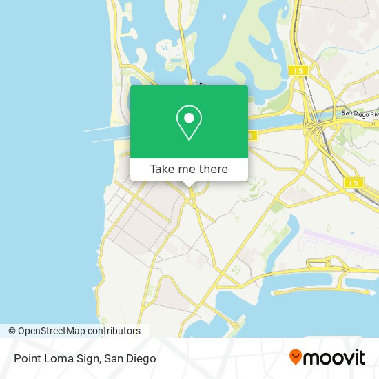 Point Loma Sign map