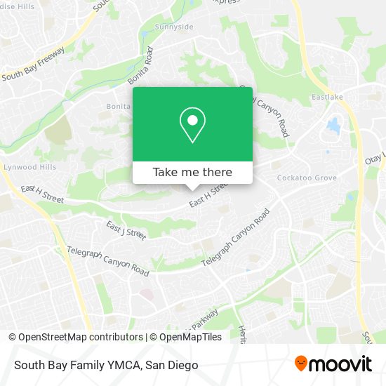 South Bay Family YMCA map
