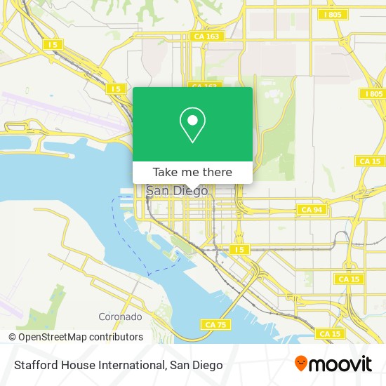 Stafford House International map