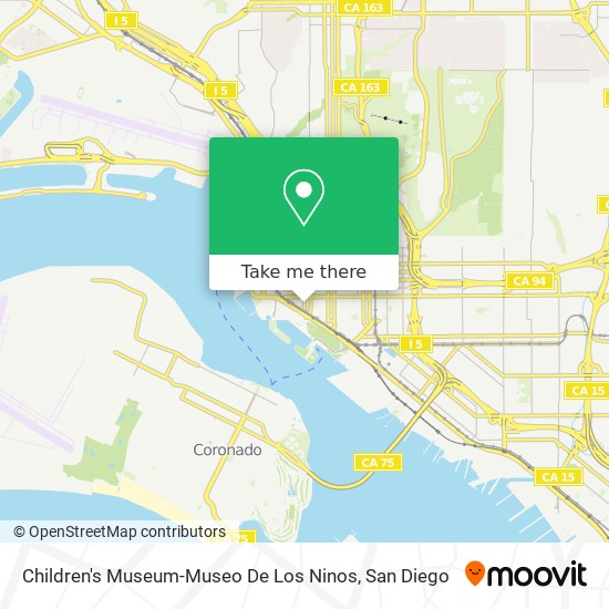 Mapa de Children's Museum-Museo De Los Ninos