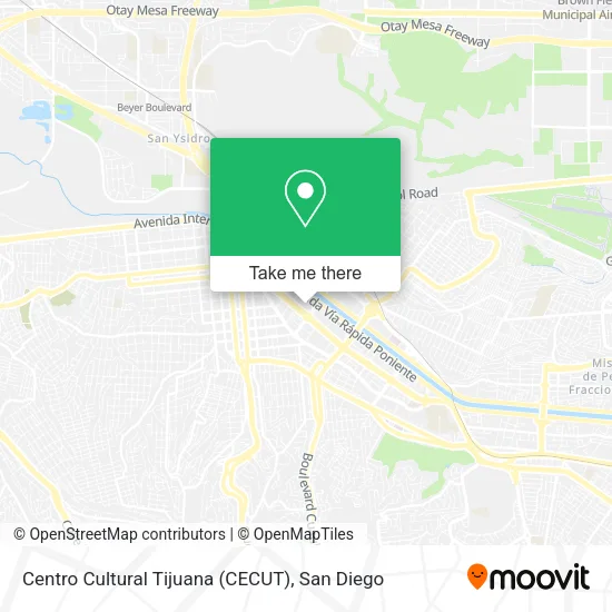 Centro Cultural Tijuana (CECUT) map