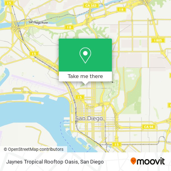 Jaynes Tropical Rooftop Oasis map