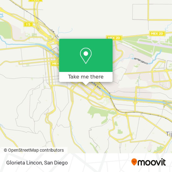 Glorieta Lincon map