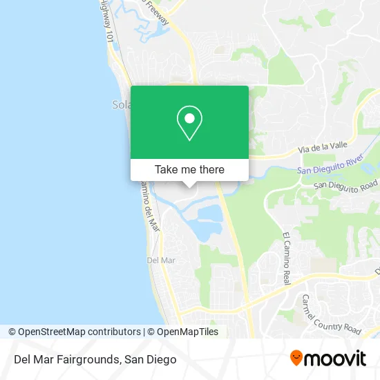 Del Mar Fairgrounds map