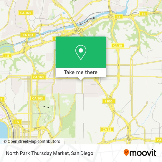 North Park Thursday Market map