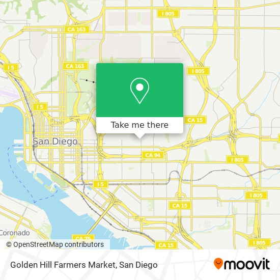 Mapa de Golden Hill Farmers Market