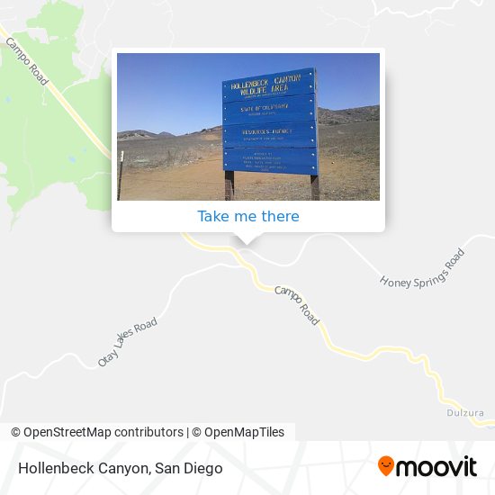 Mapa de Hollenbeck Canyon
