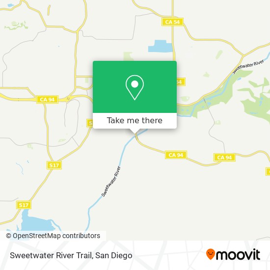 Mapa de Sweetwater River Trail