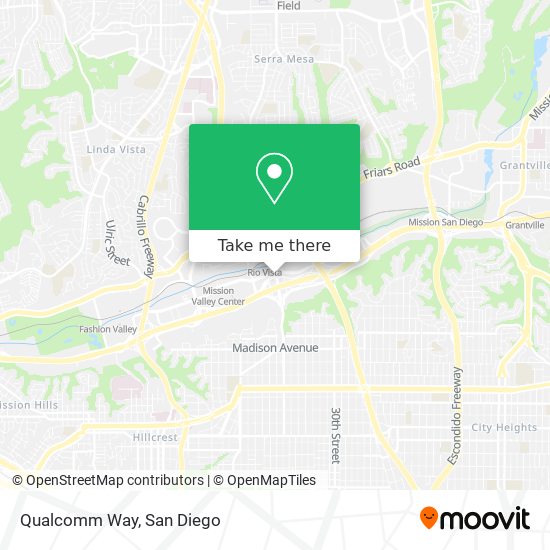 Qualcomm Way map