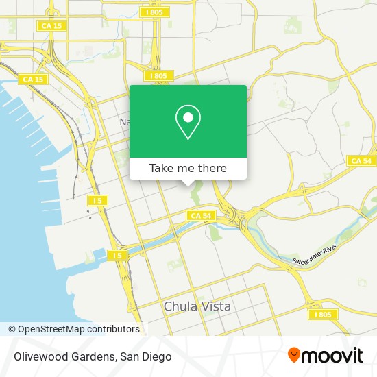 Mapa de Olivewood Gardens