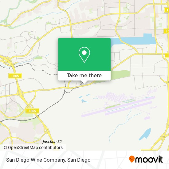 Mapa de San Diego Wine Company