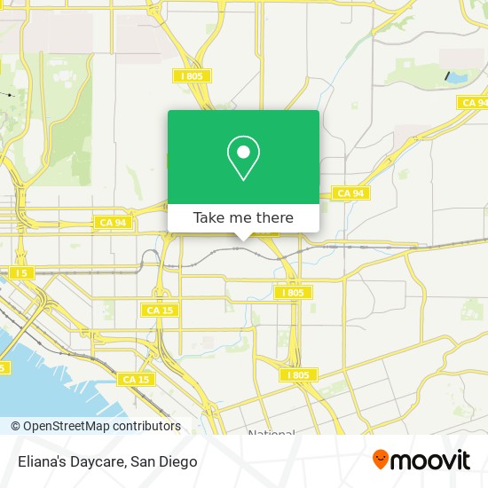 Eliana's Daycare map