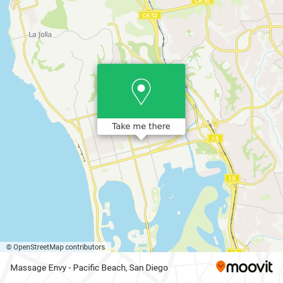 Massage Envy - Pacific Beach map