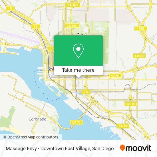 Massage Envy - Downtown East Village map