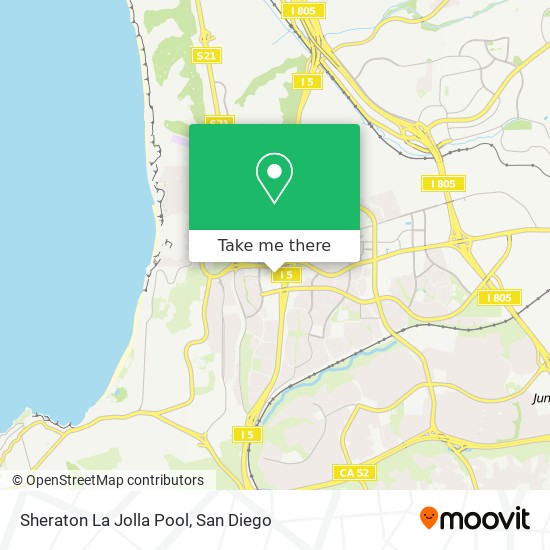 Sheraton La Jolla Pool map