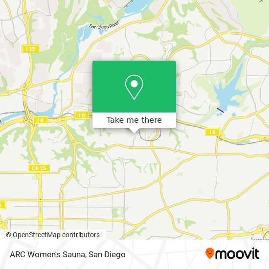 Mapa de ARC Women's Sauna