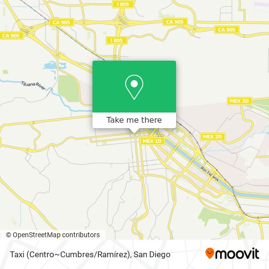 Taxi (Centro~Cumbres/Ramírez) map
