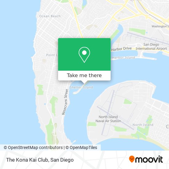 The Kona Kai Club map