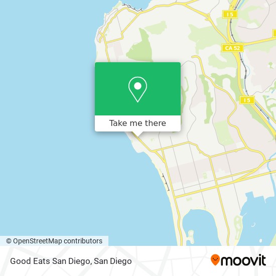 Mapa de Good Eats San Diego