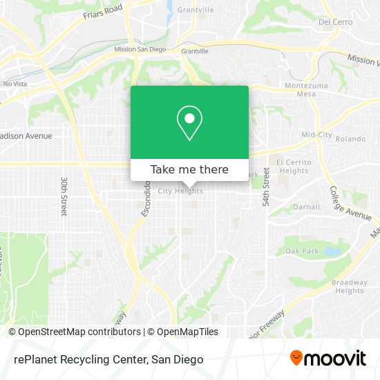 rePlanet Recycling Center map