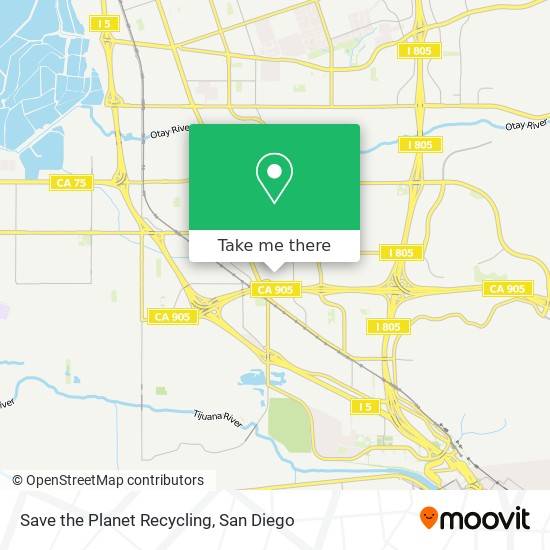 Save the Planet Recycling map