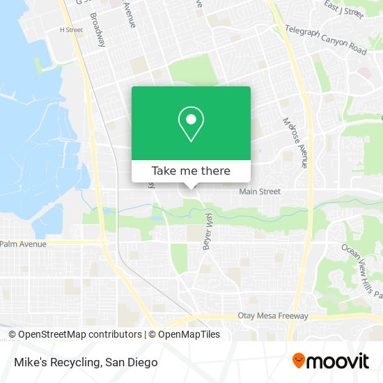Mike's Recycling map