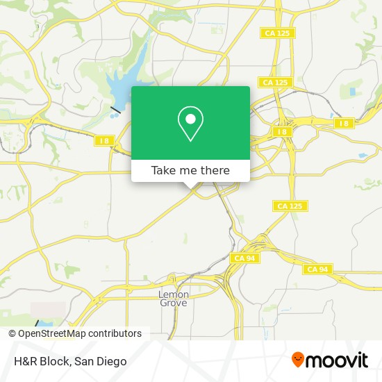 H&R Block map