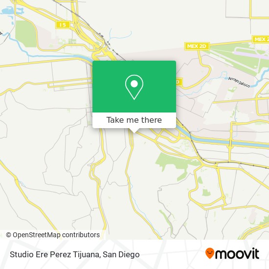 Mapa de Studio Ere Perez Tijuana