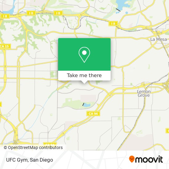 Mapa de UFC Gym