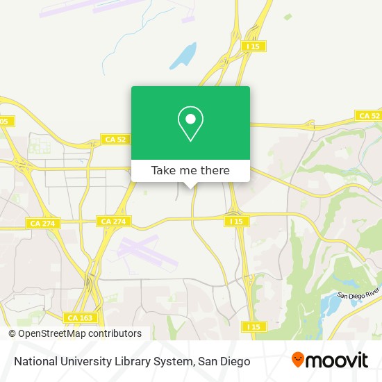 Mapa de National University Library System