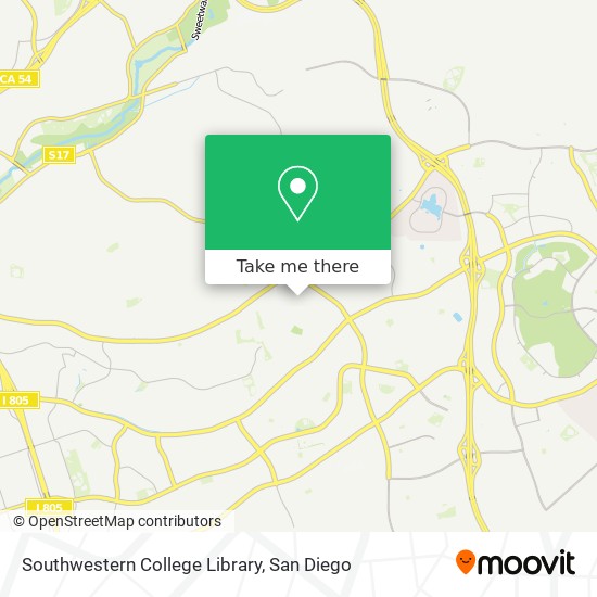 Southwestern College Library map