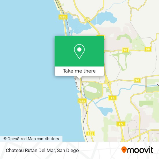 Chateau Rutan Del Mar map