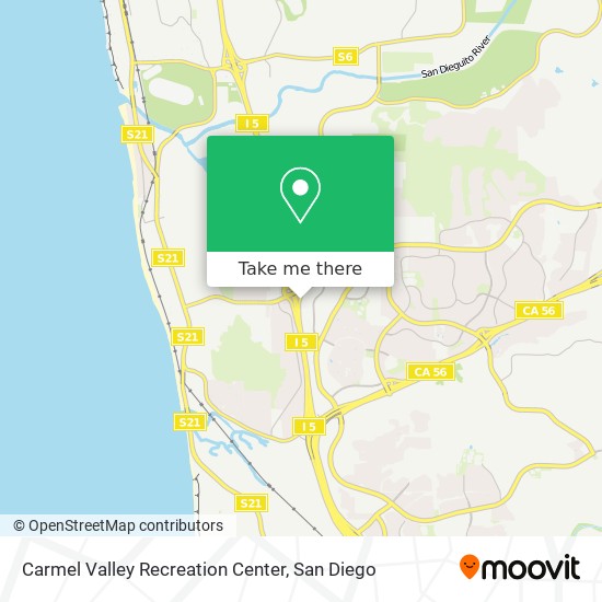 Carmel Valley Recreation Center map