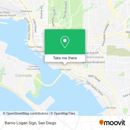 Barrio Logan Sign map