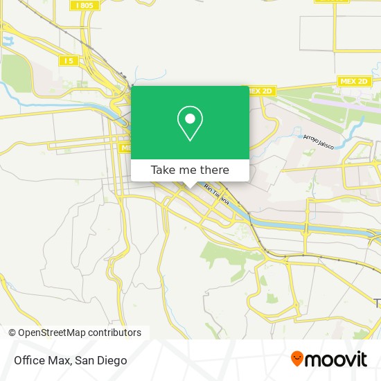 Office Max map