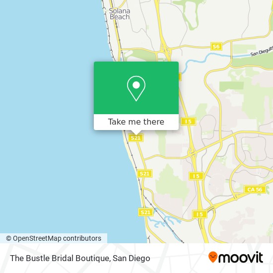 The Bustle Bridal Boutique map