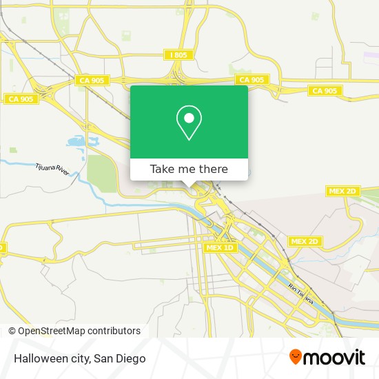 Halloween city map