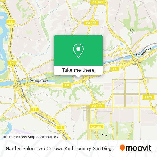 Mapa de Garden Salon Two @ Town And Country