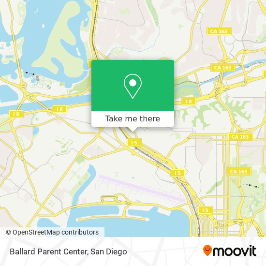 Ballard Parent Center map