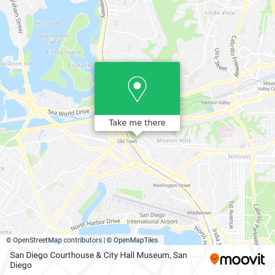 Mapa de San Diego Courthouse & City Hall Museum