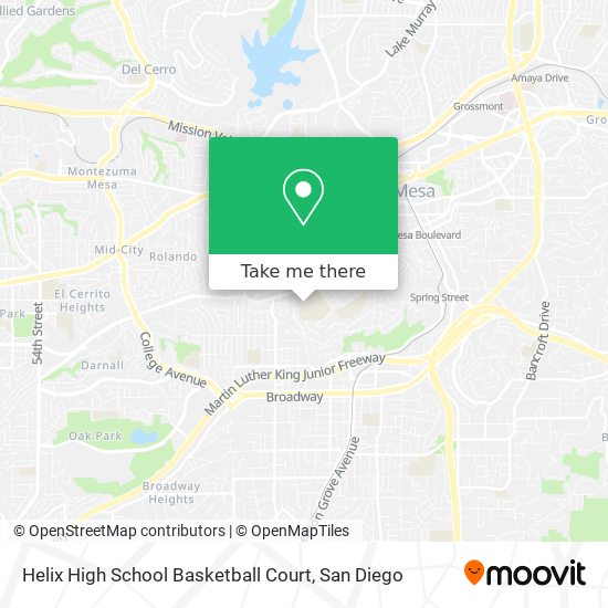 Helix High School Basketball Court map