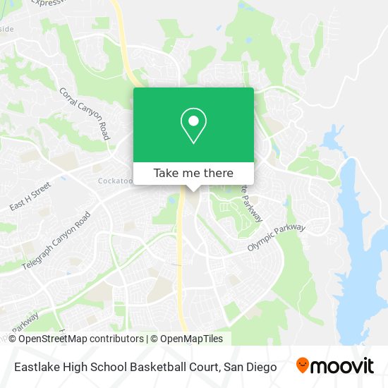 Eastlake High School Basketball Court map