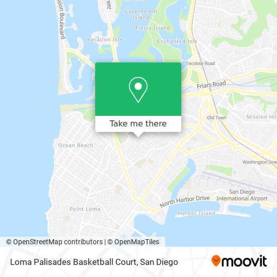 Loma Palisades Basketball Court map