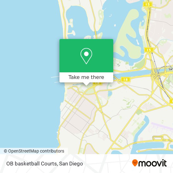 OB basketball Courts map