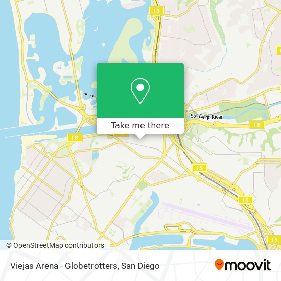 Mapa de Viejas Arena - Globetrotters