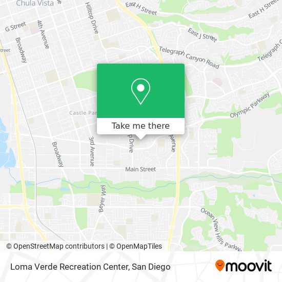 Mapa de Loma Verde Recreation Center