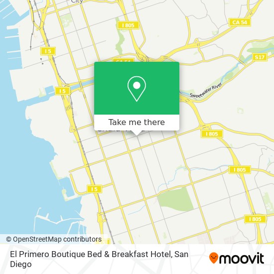 El Primero Boutique Bed & Breakfast Hotel map