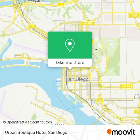 Urban Boutique Hotel map