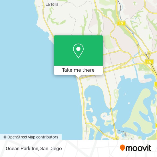 Ocean Park Inn map